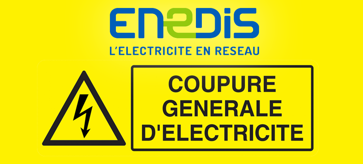 Enedis coupure électricité Infos téléphone urgence