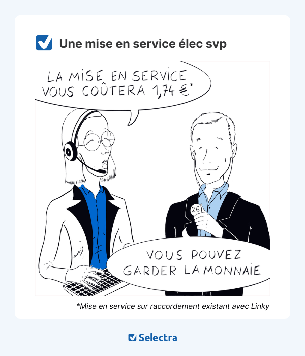 illustration mise en service