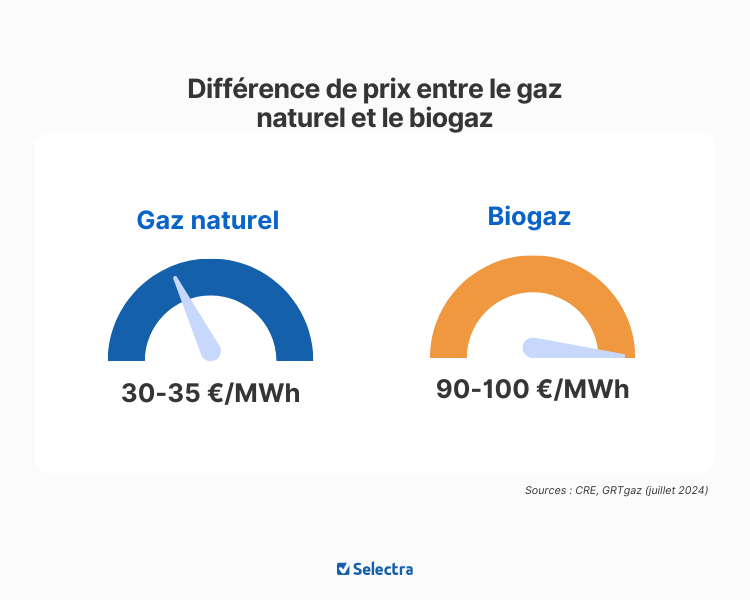 prix gaz et biogaz