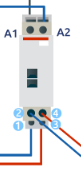 schema contacteur bornes de bobines puissance