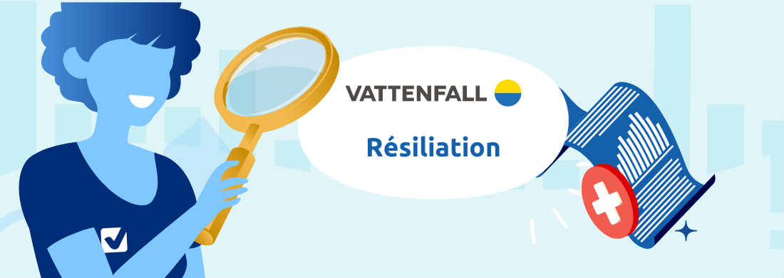 Résiliation de contrat chez Vattenfall