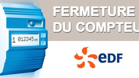 Fermeture compteur EDF