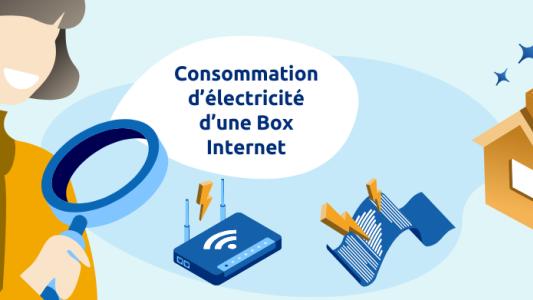 consommation électrique d'une box internet wifi