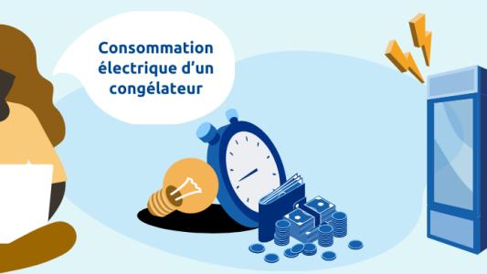 Consommation électrique d'un congélateur